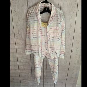 Victoria Secret Pajama Set Rainbow “Love”